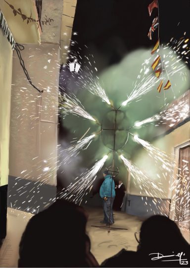 Una rueda para el Santo. Laroles. 21x29 cms. 2024